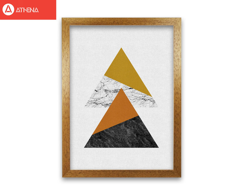Geometric triangles fine art print by orara studio