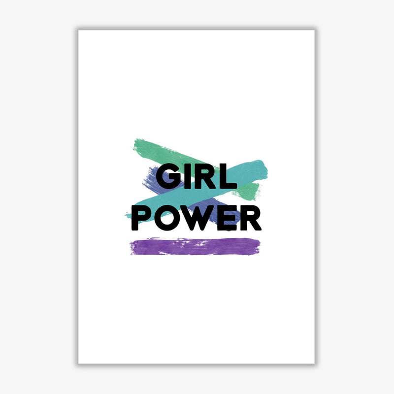 Girl power feminist quote fine art print by orara studio