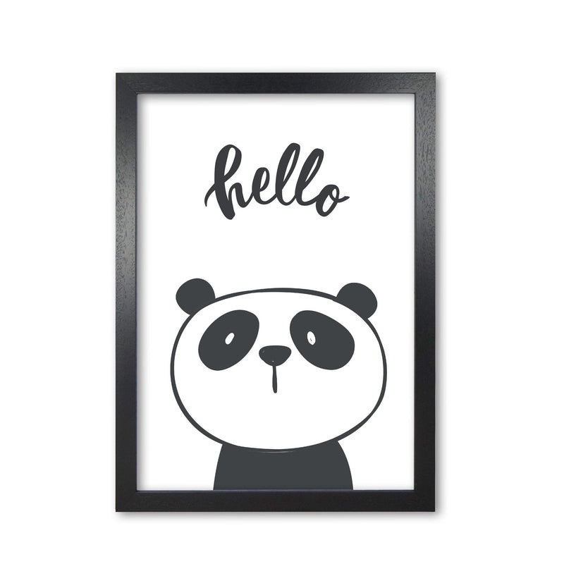 Hello panda modern fine art print