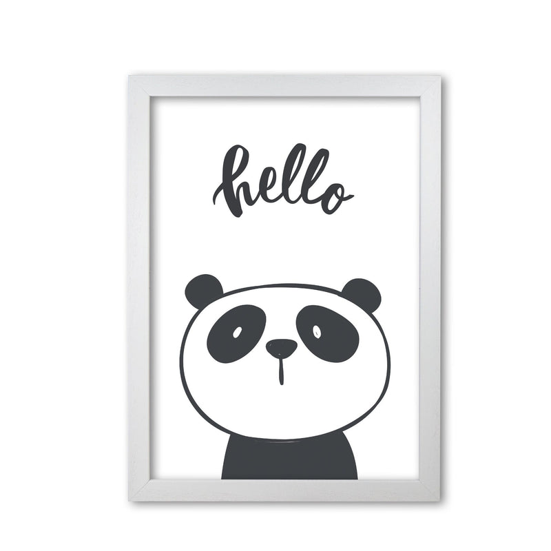 Hello panda modern fine art print