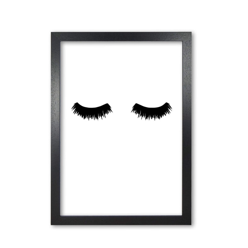 Lashes modern fine art print