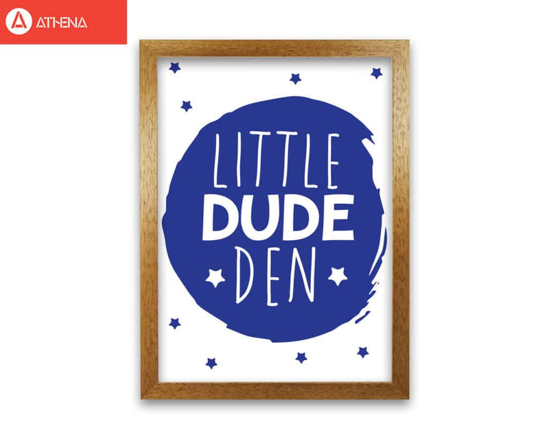 Little dude den navy circle modern fine art print, framed childrens nursey wall art poster