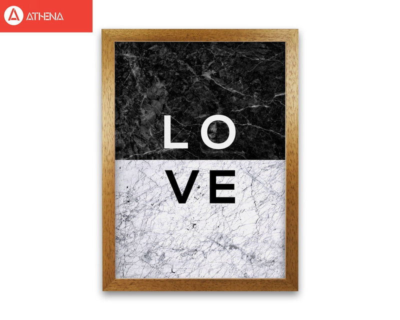 Love marble quote fine art print by orara studio