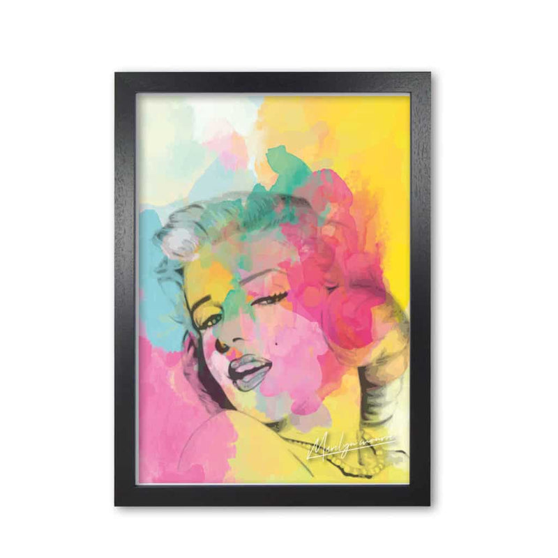 Marilyn monroe in colour modern fine art print