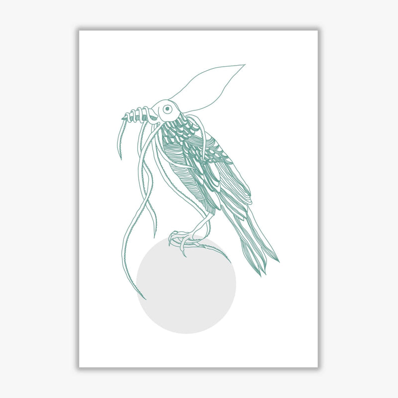 Marine animals bird modern fine art print
