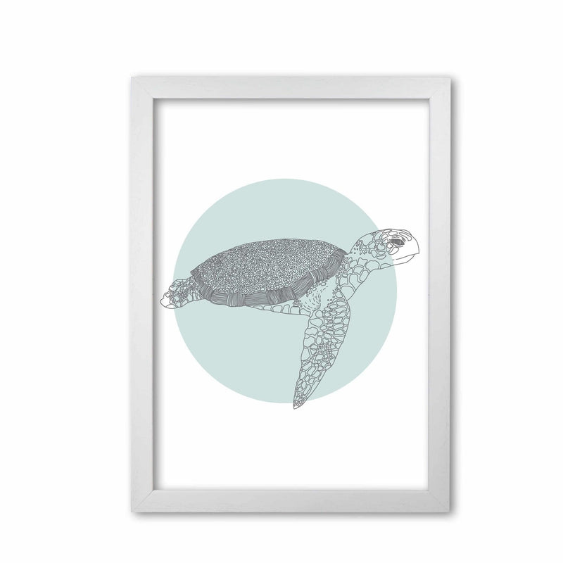Marine animals turtle modern fine art print
