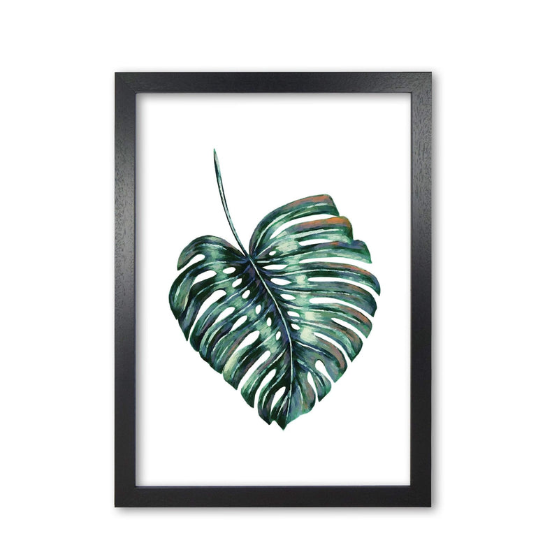 Monstera leaf full modern fine art print, framed botanical &