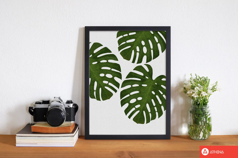 Monstera leaf iii fine art print by orara studio, framed botanical &
