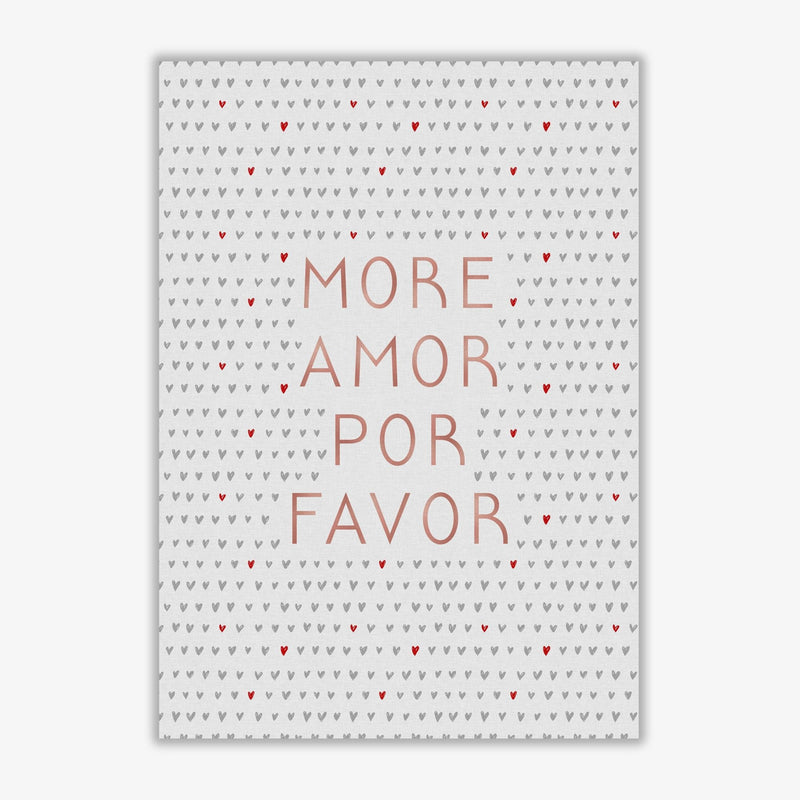 More amor pink love quote fine art print by orara studio