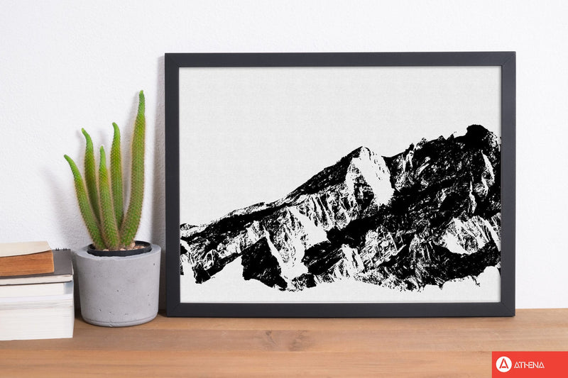 Mountains i fine art print by orara studio, framed botanical &