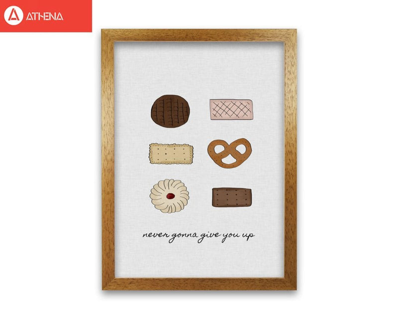 Never gonna give you up fine art print by orara studio, framed kitchen wall art