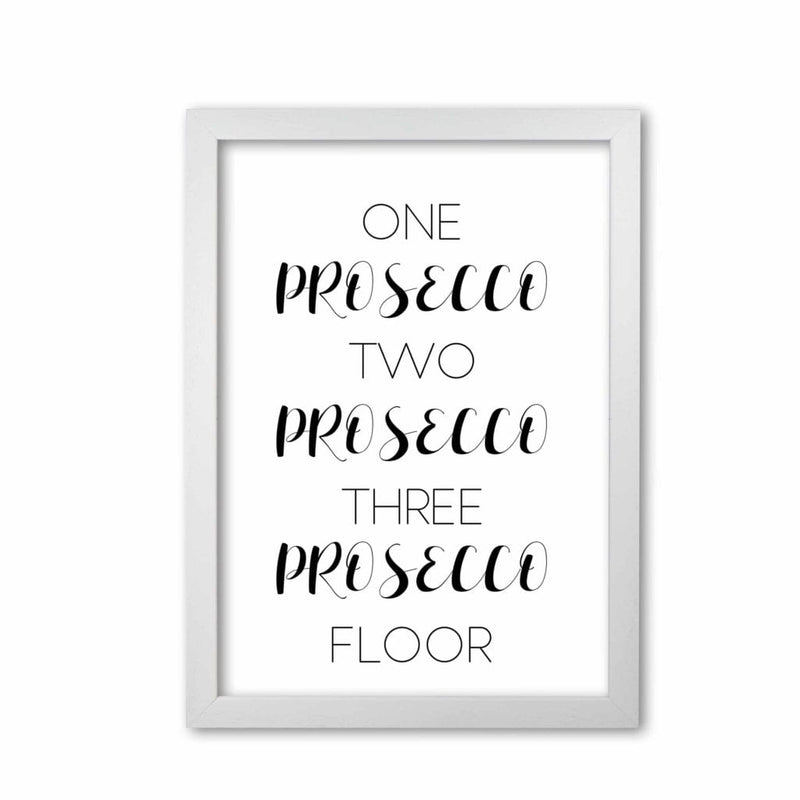One prosecco two prosecco modern fine art print, framed kitchen wall art