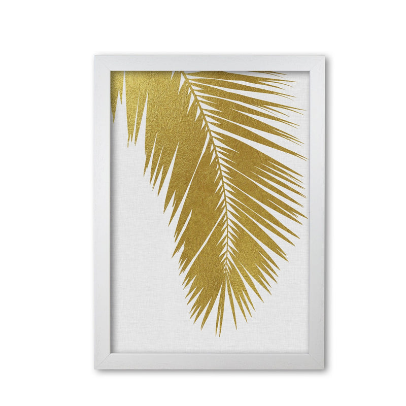 Palm leaf gold i fine art print by orara studio, framed botanical &
