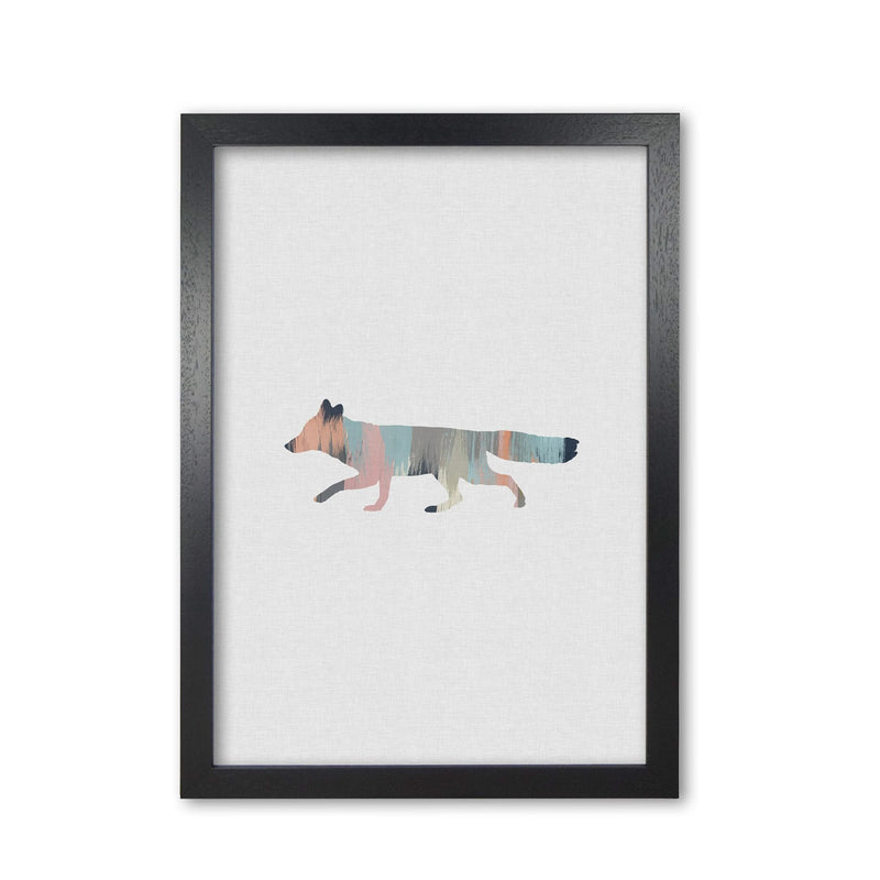 Pastel fox fine art print by orara studio