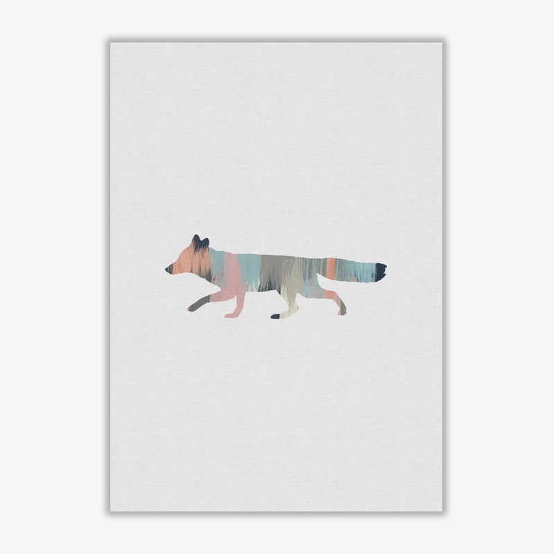 Pastel fox fine art print by orara studio