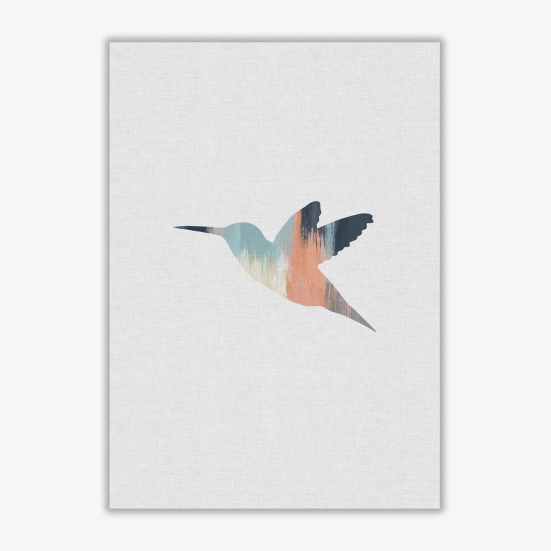 Pastel hummingbird i fine art print by orara studio