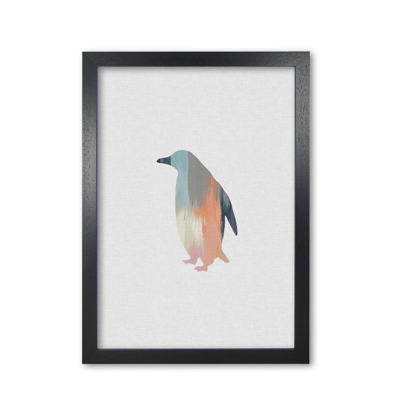 Pastel penguin fine art print by orara studio