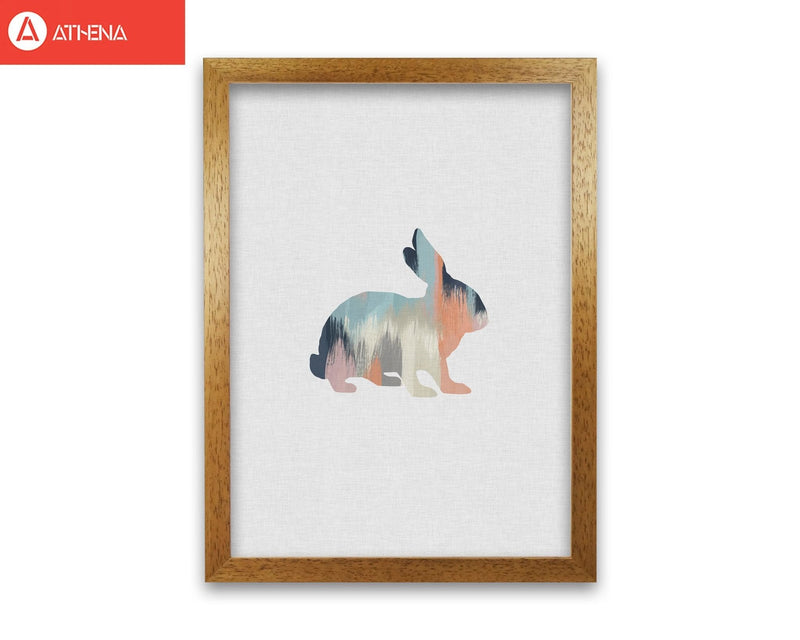 Pastel rabbit fine art print by orara studio
