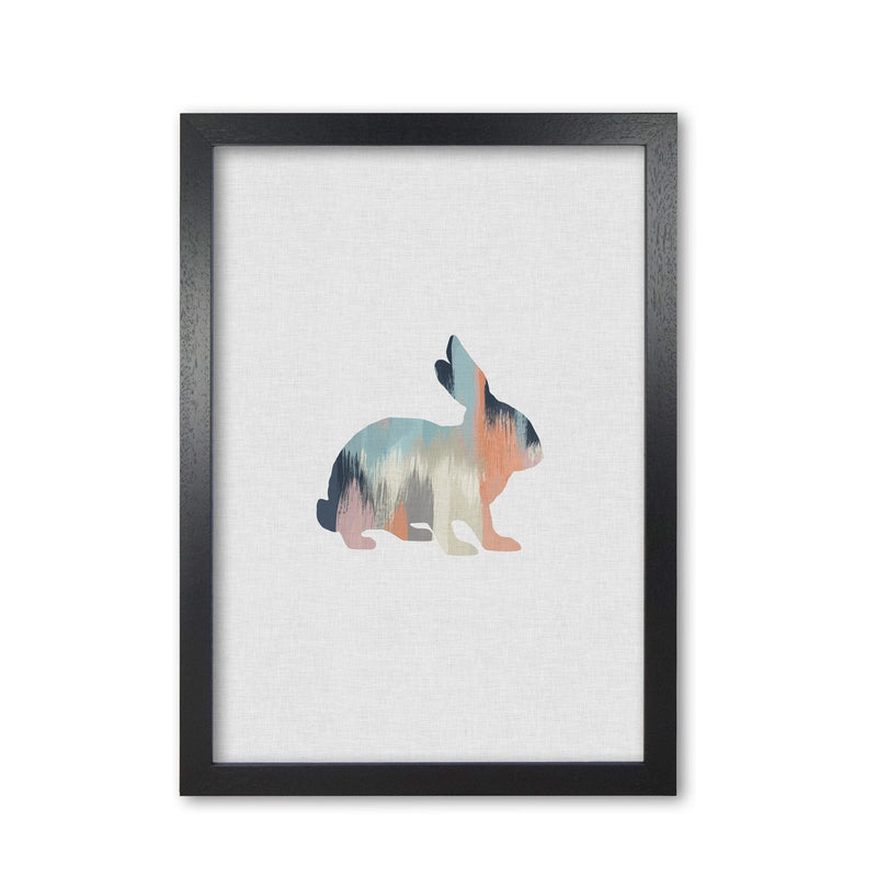 Pastel rabbit fine art print by orara studio