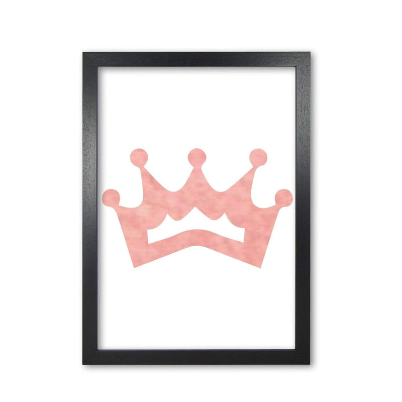 Peach crown watercolour modern fine art print