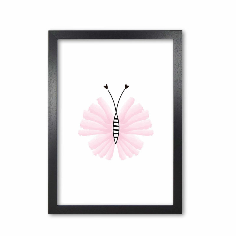 Pink butterfly modern fine art print