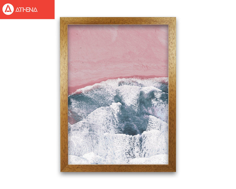 Pink sand modern fine art print, framed botanical &