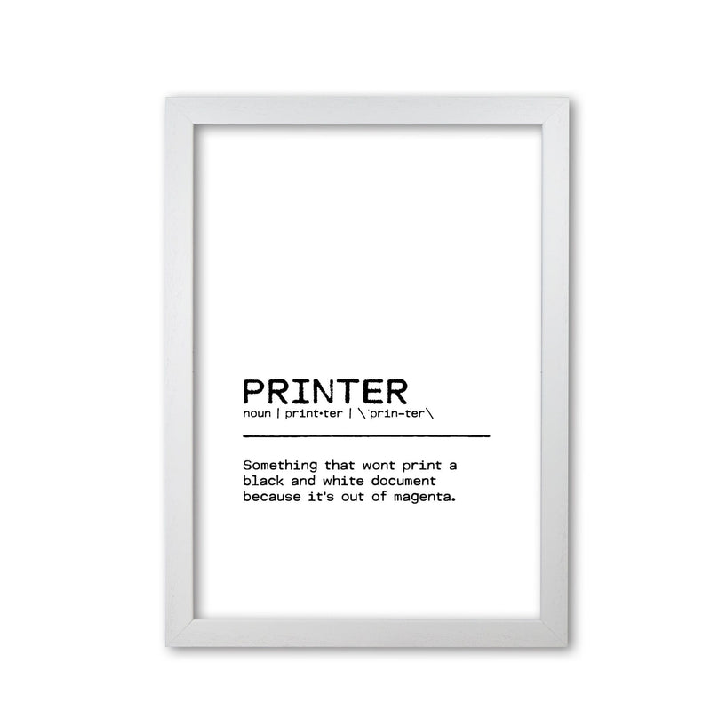 Printer definition quote fine art print by orara studio