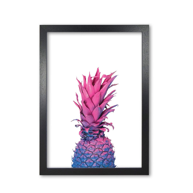 Purple and blue pineapple modern fine art print