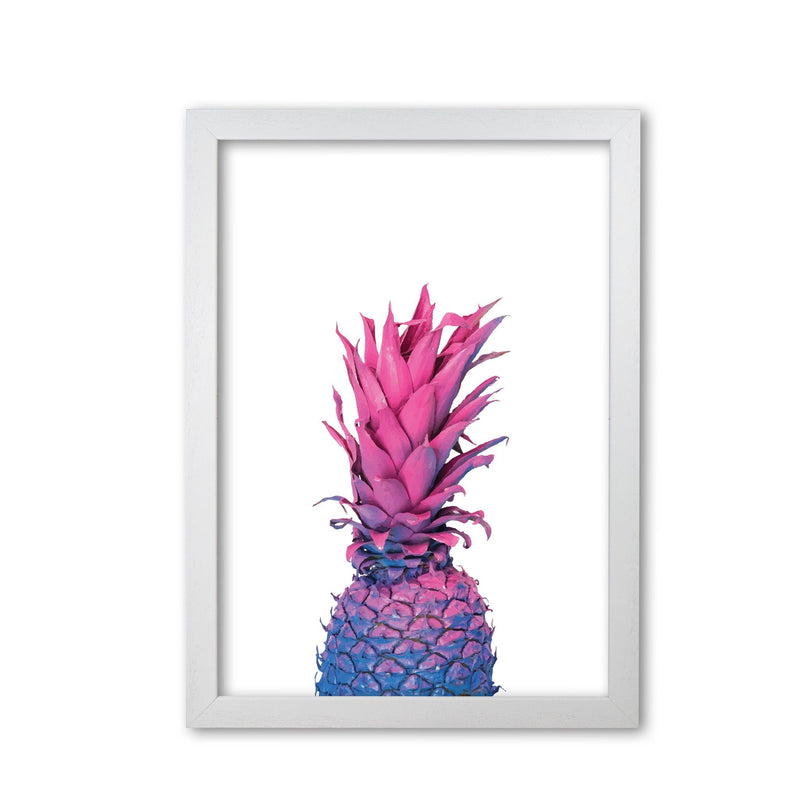 Purple and blue pineapple modern fine art print
