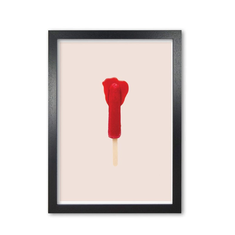 Red icepop modern fine art print