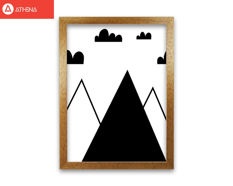Scandi mountains modern fine art print