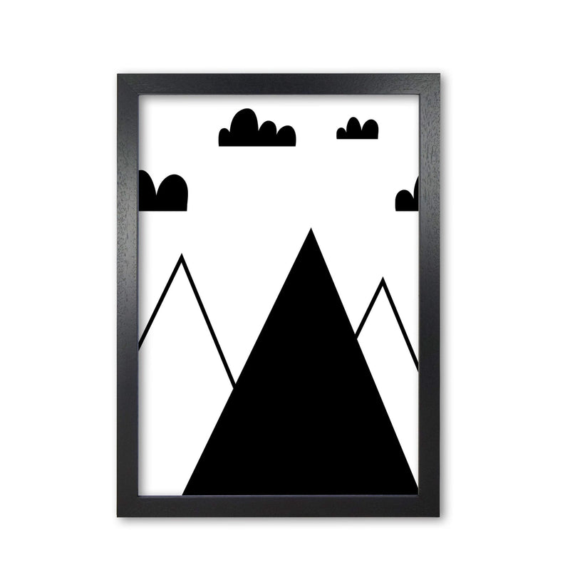 Scandi mountains modern fine art print