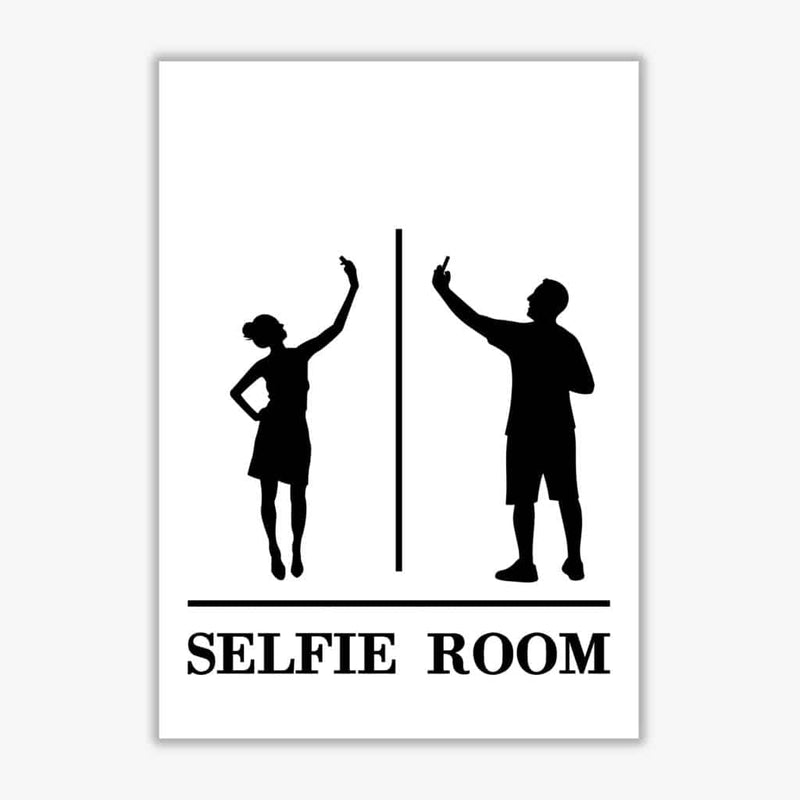Selfie room, bathroom modern fine art print, framed bathroom wall art