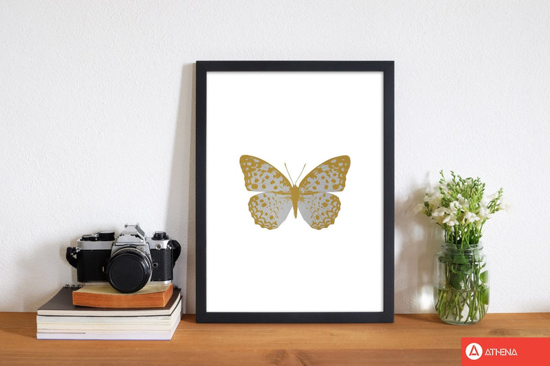 Silver butterfly fine art print by orara studio