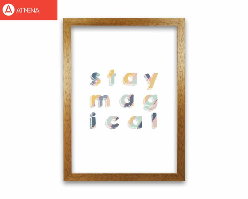 Stay magical fine art print by orara studio, framed childrens nursey wall art poster