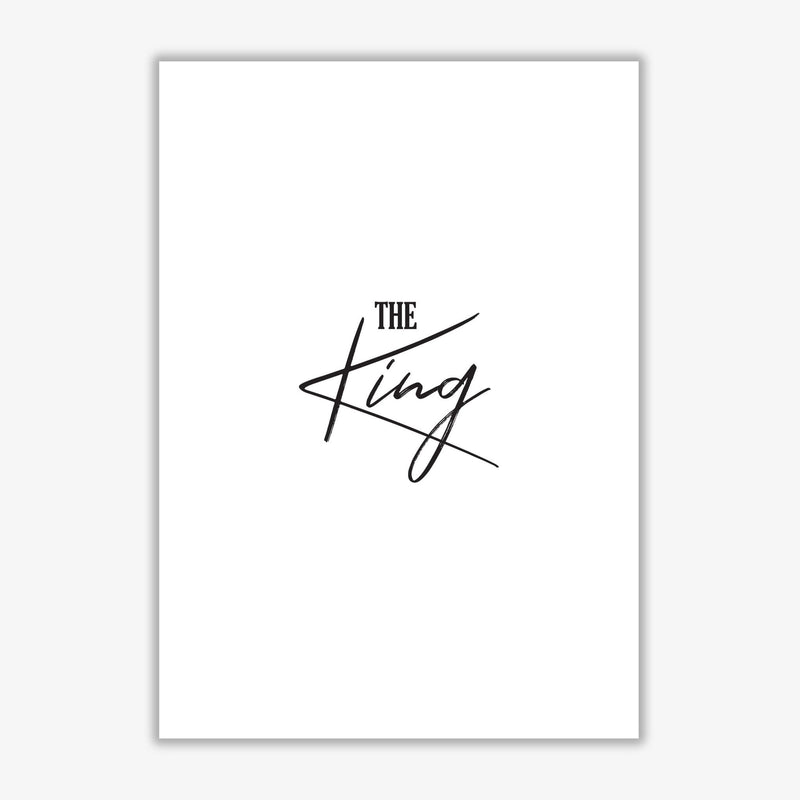 The king modern fine art print