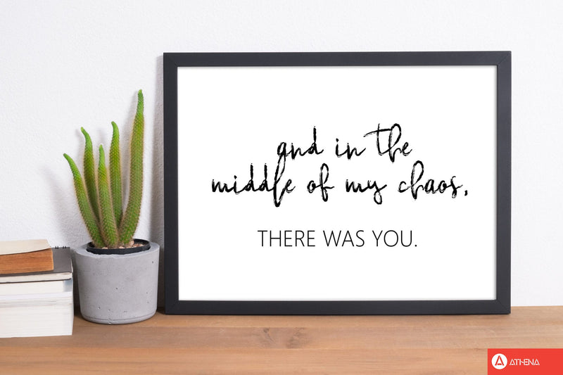 There was you modern fine art print