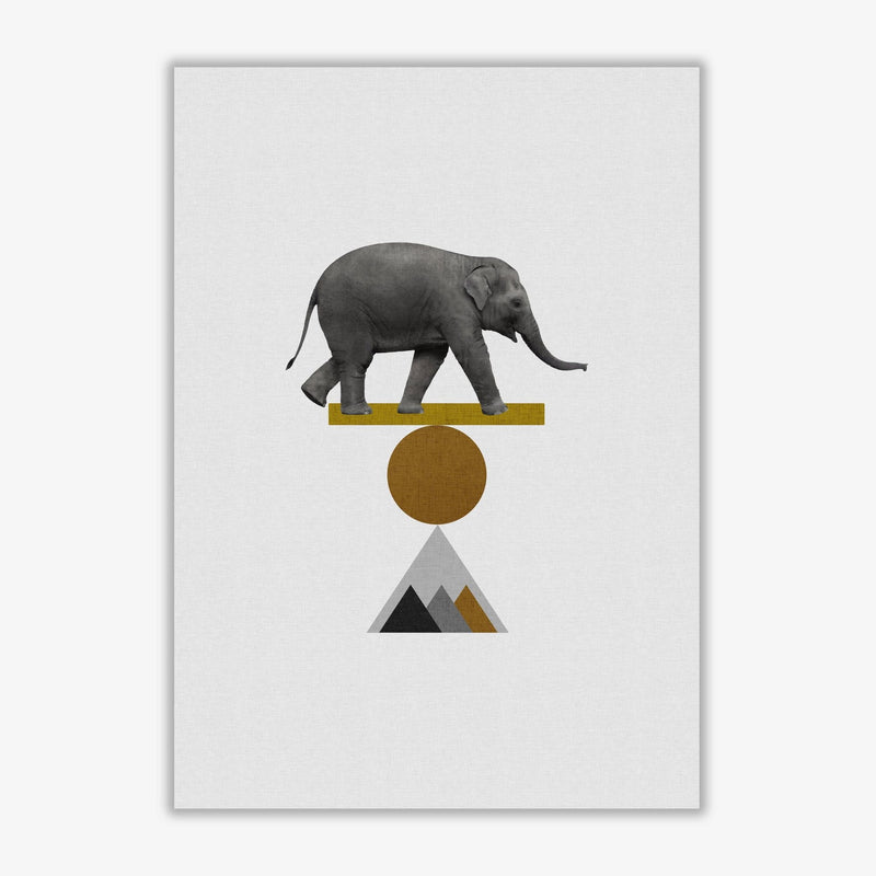 Tribal elephant fine art print by orara studio