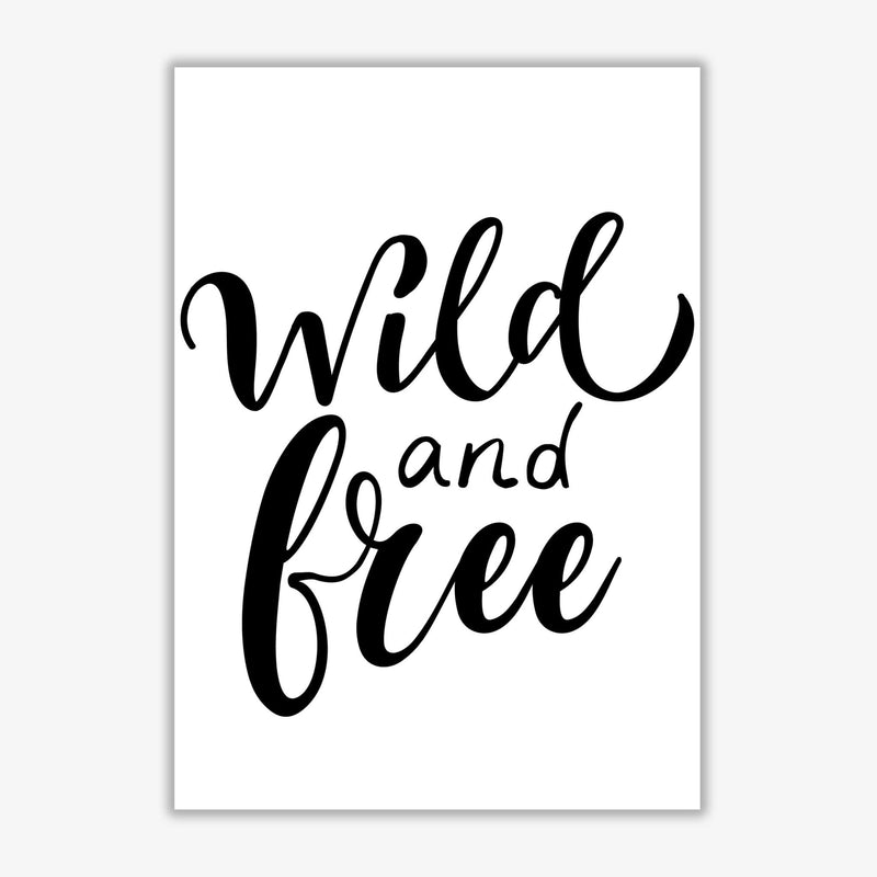 Wild and free modern fine art print