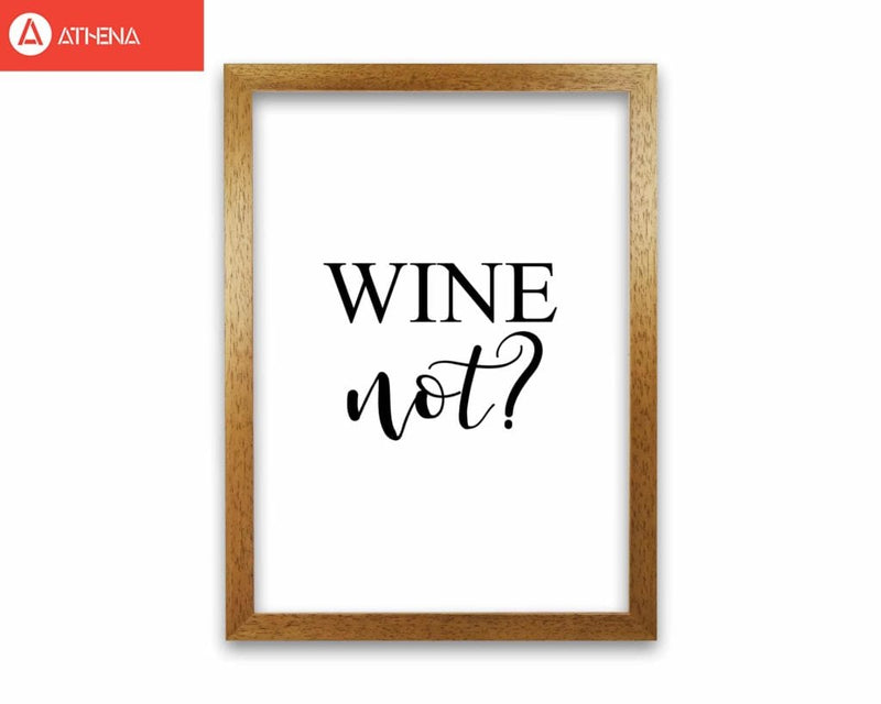 Wine not? modern fine art print, framed kitchen wall art