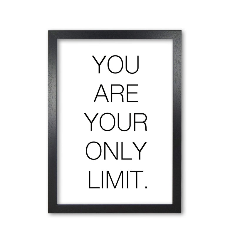 You are your only limit modern fine art print